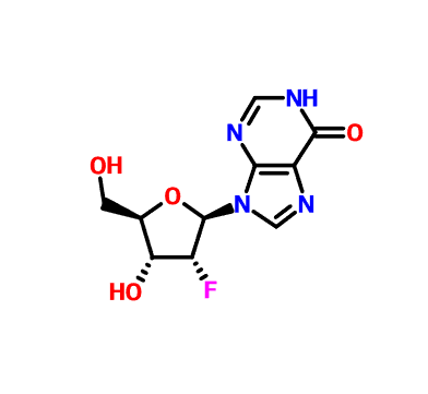 9-[(2R,3R,4R,5R)-3-fluoro-4-hidroxi-5-(hidroximetil)oxolan-2-il]-3H- purina-6-uno NÚMERO CAS: 80049-87-2