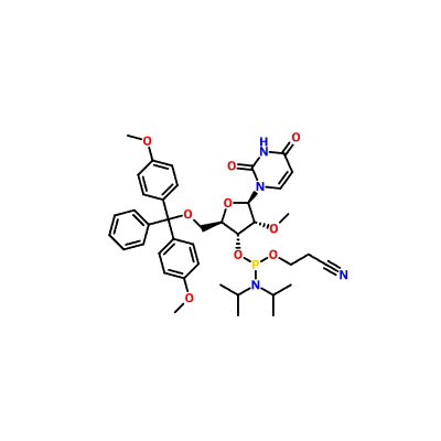 CAS 110764-79-9|5'-O-(4,4-Dimetoxitritil)-2'-O-metiluridina-3'-(2-cianoetil-N,N-diisopropil)fosforamidita
