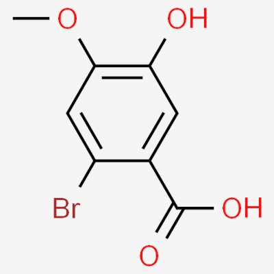CAS 121936-68-3|2-bromo-4-metoxilo-5-ácido hidroxibenzoico