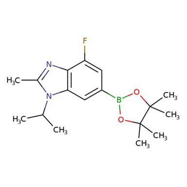 CAS:1231930-37-2|4-Fluoro-2-metil-1-(1-metiletilo)-6-(4,4,5,5-tetrametil-1,3 ,2-dioxaborolan-2-il)-1H-bencimidazol