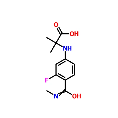 CAS 1289942-66-0|N-[3-Fluoro-4-[(metilamino)carbonil]fenil]-2-metilalanina