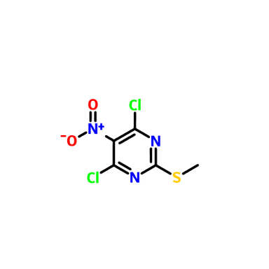 CAS: 1979-96-0 4,6-dicloro-2-metilsulfanil-5-nitropirimidina