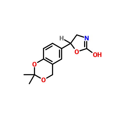 CAS 452339-73-0|2-Oxazolidinona, 5-(2,2-dimetil-4H-1,3-benzodioxina-6-il)-, (5R )-