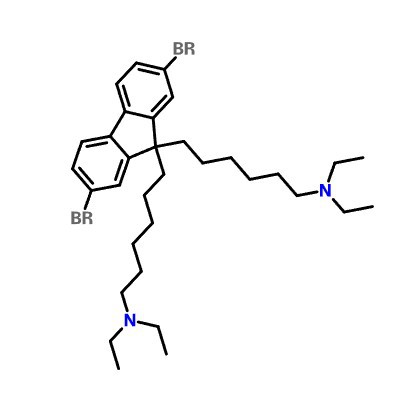 CAS:1305335-05-0|6,6'-(2,7-Dibromo-9H-fluoreno-9,9-diil)bis(N,N-dietilhexano-1-amina)